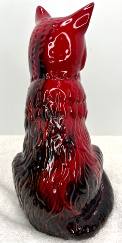 Royal Doulton Flambe Seated Cat 2269 Figurine - 11" - Picture 3 of 11