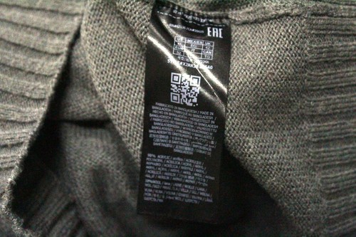 GUESS Men's Sweater Size XL Winter Pullover Gray - Picture 12 of 12