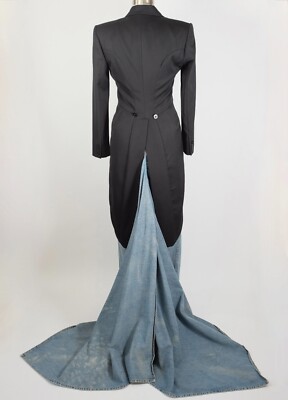 【Ralph Lauren】 PURPLE LABEL denim DRESS VINTAGE Ralph Lauren Purple Label Denim Dress Women's Medium