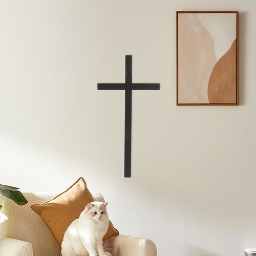 Wooden Cross Pendant Desktop Decor Catholic Cross. Ornament Office - Picture 7 of 12