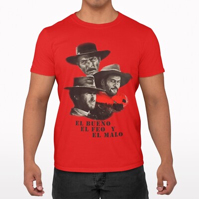 Camiseta del bueno el feo y el malo - the good the bad and the ugly - Algodón