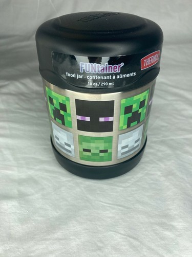 Minecraft Thermos Funtainer Food Jar Hot Cold Lunch 10 Ounces Great Gift Ebay