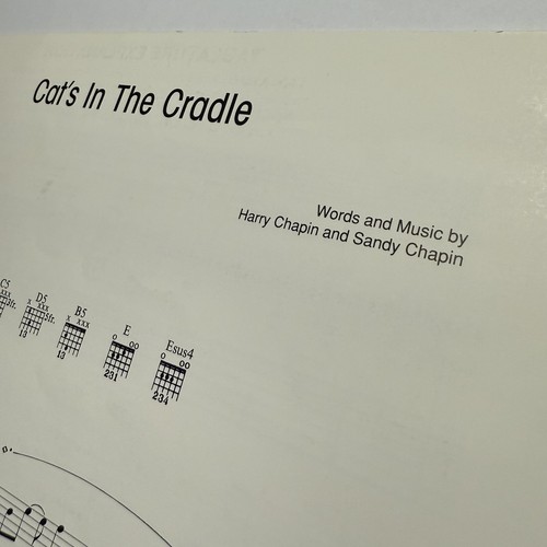 VTG Ugly Kid Joe Cat's In the Cradle Guitar and Vocals Sheet Music 1993 - Picture 12 of 14
