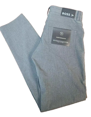 BOSS Delaware3 Performance Stretch Jeans Comfort Slim Fit Gray - Size 32 x 32 - Picture 5 of 5