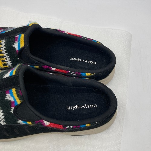 East Spirit Shoes Womens Size 8.5 Black Cushion Comfort Traveltime Slip On Mules - Picture 5 of 11