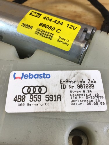 373644 Motor Schiebedach AUDI A6 (4B, C5) 4B0959591A - Bild 2 von 5