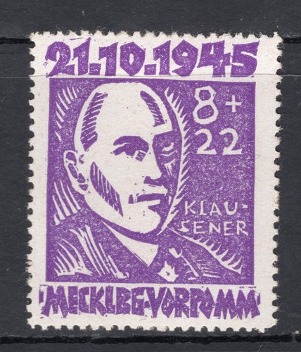 1945 Mecklenburg-Vorpommern - Michel 20-22 Opfer des Faschismus **/* oder o - Bild 12 von 15