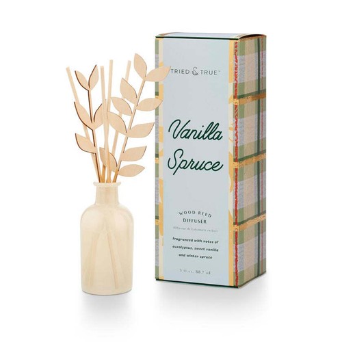 Illume Tried & True Leaf Reed Diffuser 3 Oz. - Vanilla Spruce - 第 1/1 張圖片
