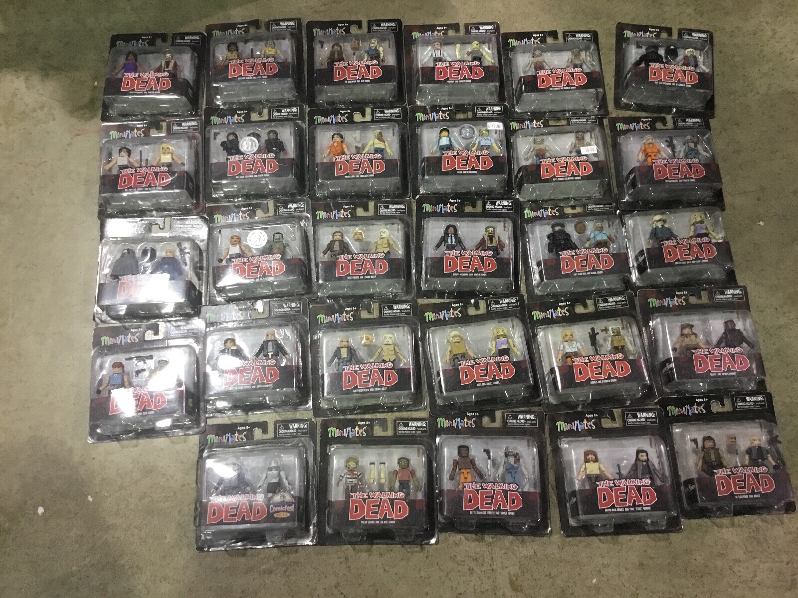 Lote de 29 figuras de acción de The Walking Dead Minimates Figuras Negan Cochel Exclusives Lote de 29 figuras de acción de The Walking Dead Minimates Figuras Negan Cochel Exclusives