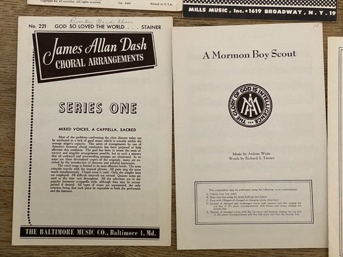 LOT of 37 Christian Sheet Music SATB SSA SA CHOIR CORAL RELIGIOUS 1900s-1980s V - Picture 18 of 24