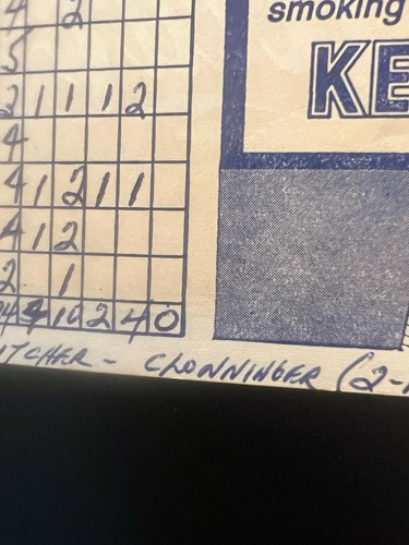 1962 Ny Mets Programa Oficial Puntuación 20 de junio Polo Grounds Vs Milwaukee Braves - Imagen 9 de 17