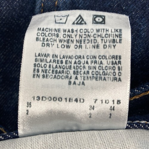 Rustler Mens Straight Leg Jeans Size 34 x 34 Actual Size 33 x 34 Blue Dark Wash - Picture 10 of 10