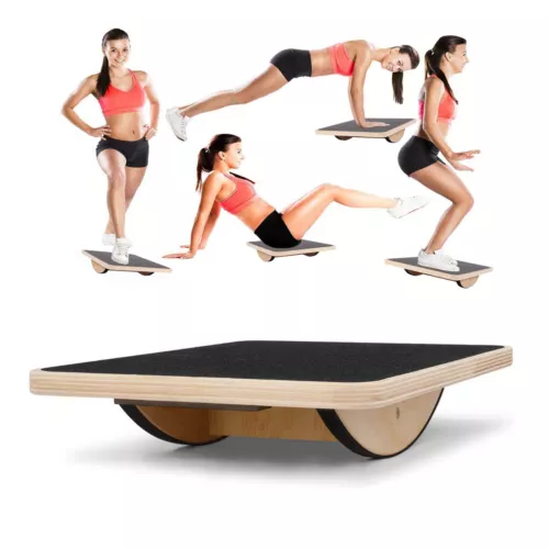 2in1 Slant Board For Calf Stretching & Balance Board Fitness Wobble Yoga Board - Picture 2 of 15