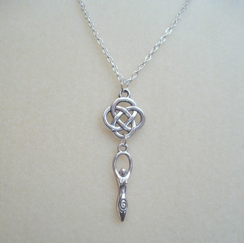 Celtic Knot Earth Mother Goddess Charm 