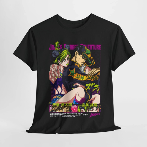 Jolyne Jotaro T-Shirt Cujoh Kujo JoJo's Bizarre Adventure Anime JJBA Geschenk Shirt - Bild 1 von 2