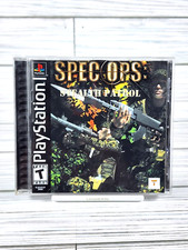 Spec Ops Stealth Patrol PlayStation ps1 psx ps one Original Black Label Complete