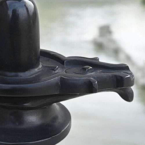 12" Black Marble Shivling for Home Decor – Divine Lord Shiva Idol for Pooja Room - Picture 5 of 8