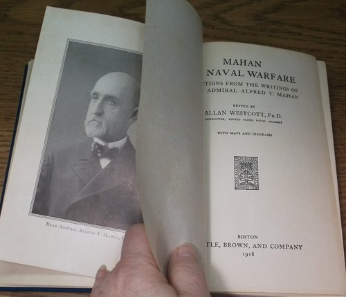 MAHAN ON NAVAL WARFARE Writings of Rear Admiral Alfred by Westcott 1918 w/MAPS - Picture 4 of 8