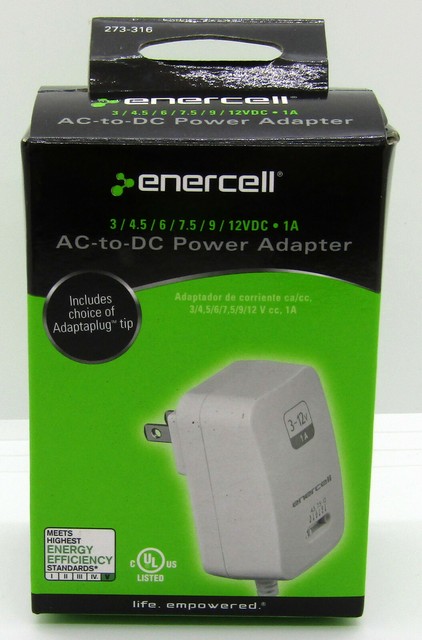 Enercell 12vdc 2.5a AC To- DC Power Adapter 273-318 for sale online | eBay