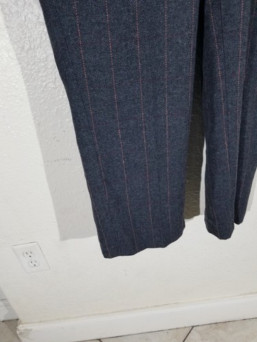 44-48 Verstellbarer Bund Herren Gürtel Fischgrät Wolle Tweed Hose Trousers - Bild 6 von 6