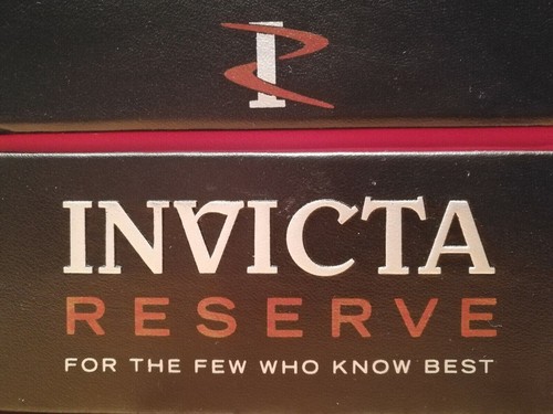 Black and Red INVICTA RESERVE watch jumbo box (new) - Picture 2 of 5