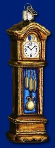 034-Grandfather-Clock-034-32382-X-Old-World-Christmas-Glass-Ornament-w-OWC-Box