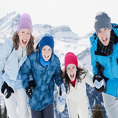 NPQQUAN Unisex Beanie Hats for Men Women Winter Knit Beanies 1 (Beige) - Bild 2 von 7