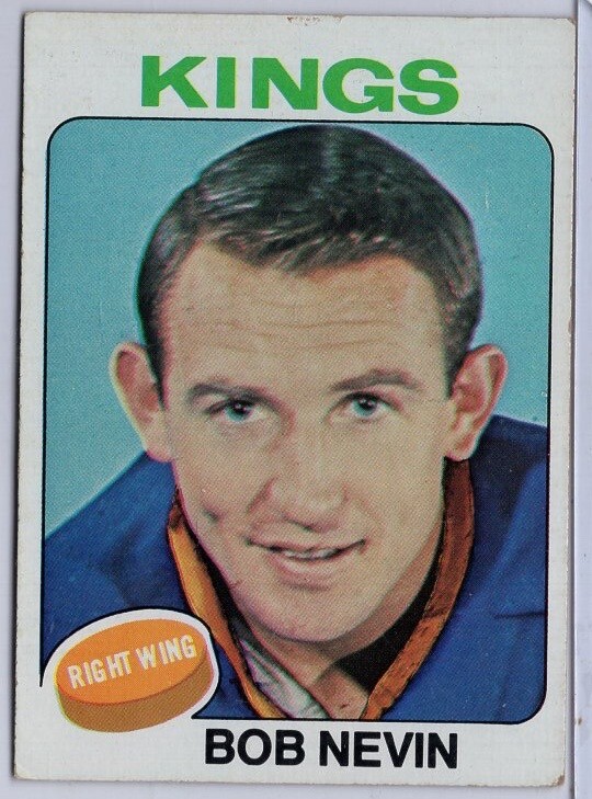 1975-76 Topps #123 Bob Nevin in EX Condition Kings