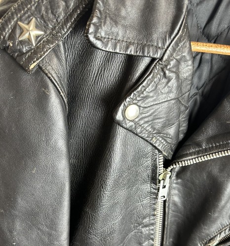 Giacca da moto vintage anni '60 Schott Perfecto One Star taglia small - Foto 4 di 11