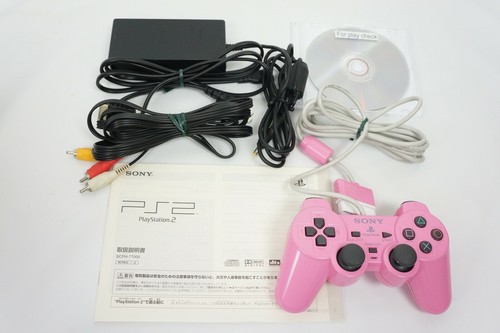 Console PS2 Playstation 2 Slim ROSA sistema testato in scatola 77000 PK 2360356 -NTSC-J - Foto 10 di 12