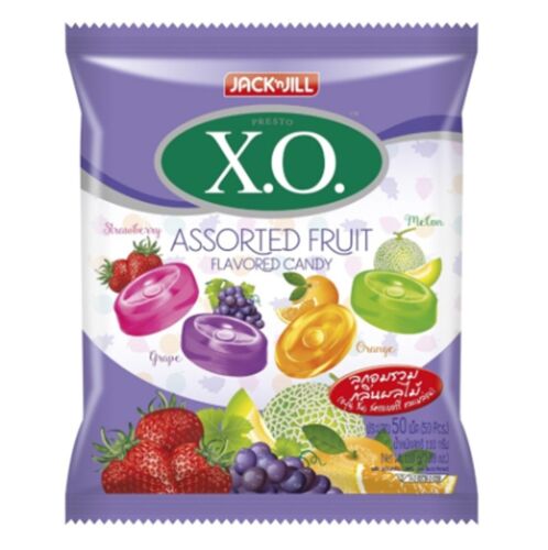 XO Candy 50 Taps 110 G Lemon Tea Coffee Mixed Fruits Butter Caramel Plum Flavor - Foto 16 di 20