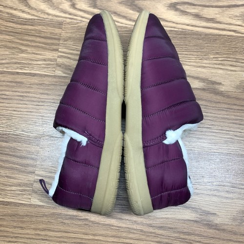 Vionic ruhige gemütliche gefütterte unterstützende Slipper lila Pflaume Wandersohle Größe 9 - Bild 2 von 9