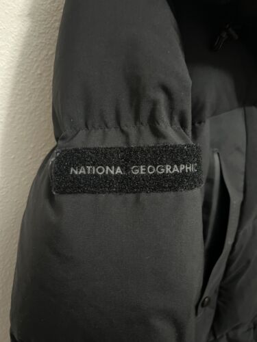National Geographic Caiman PRO Small Goose Down Coat Parka Jacket Black Korea - Picture 11 of 24