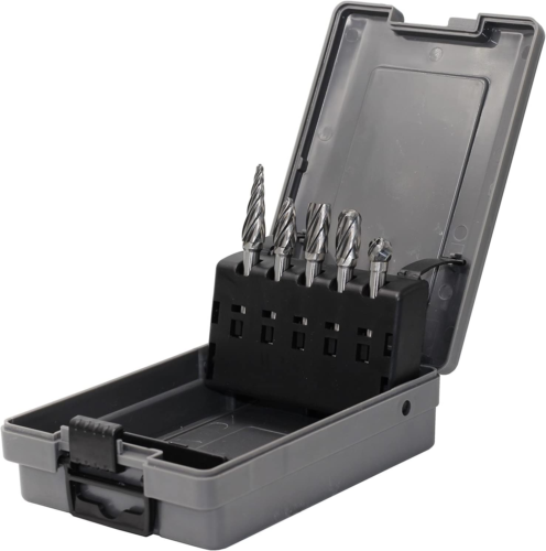 Bave in carburo per alluminio - Set di file di sbavatura rotativa taglio carburo di alluminio 1/4"(6 - Foto 9 di 12