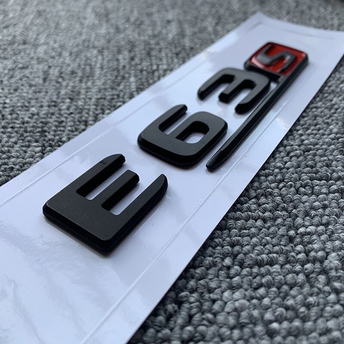 E63s Flat Letters Trunk Emblem Badge For Mercedes E63 AMG S Sticker W213/ - Foto 3 di 4