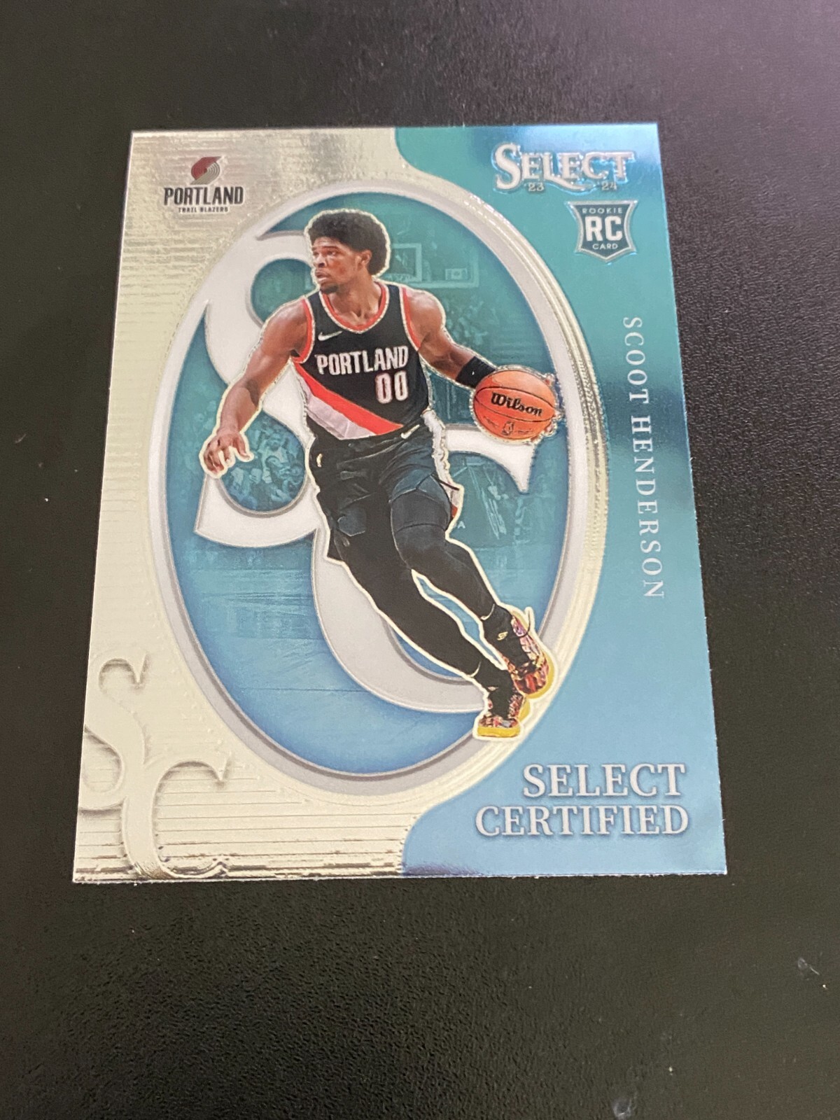 2023-24 2055C PANINI SELECT CERTIFIED SILVER PRIZM Scoot Henderson Portland
