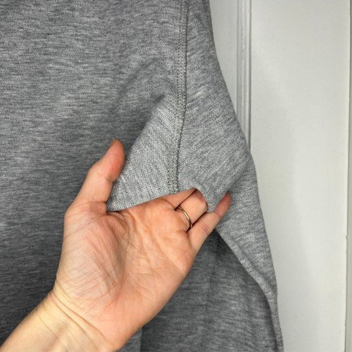 Theory Danen Pullover Sweatshirt Mens Small Gray Cotton Knit Lightweight Crew - Picture 13 of 18