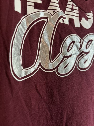 Camisa Texas A & M Aggies manga corta cuello en V talla M G-III para ella por Carl Banks - Imagen 8 de 10