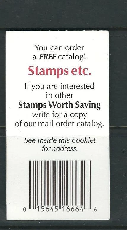 US SC # BK 226 Flag Over Porch , Plate 11111. Complete Booklet . MNH - Image 2 of 2