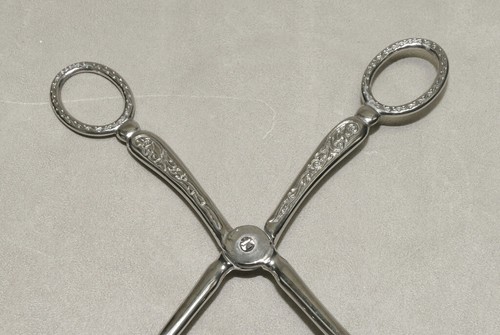 Gebäckzange, fein zisiliert, Silverplate, - Picture 4 of 7