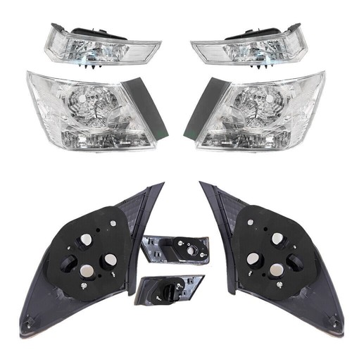 For 2008-12 Accord Sedan Crystal Clear Lens Brake Tail Light Turn Signal Cover - Foto 6 di 10