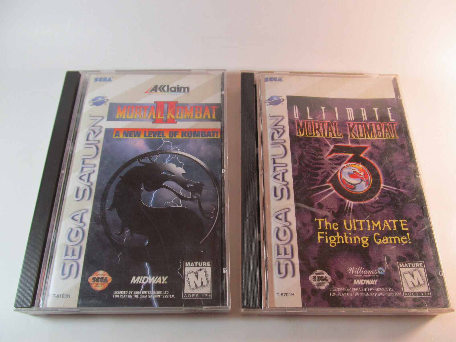  Ultimate Mortal Kombat 3 - Sega Saturn : Video Games