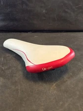 Velo Liv/Giant Red and White Leather Saddle Unknown  Model  Pre-Owned