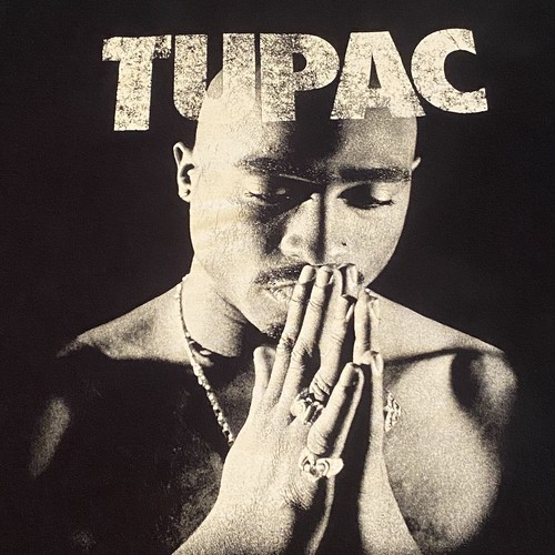 Tupac Shirt Mens L Black Casual  Hip-Hop Classic 90's Y2K 2Pac TV West Coast - Picture 4 of 11
