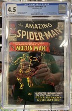 Amazing Spider-Man #28 CGC 4.5 *Origin And 1st App Molten Man! 1965 Marvel