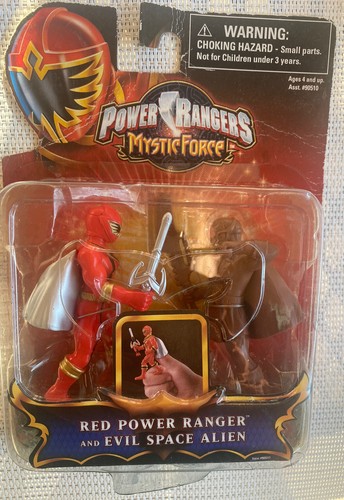 Power Rangers Mystic Force Evil Space Alien & Red Ranger (2006) Bandai Figur Se - Bild 1 von 2