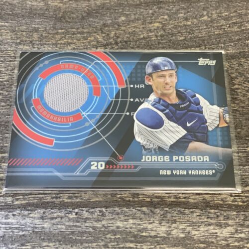 2014 Topps Cooperstown Sammlung Jorge Posada Flugbahn GEBRAUCHTES SPIEL Relikt #TR-JP