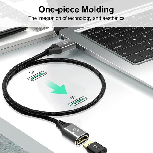 Display Port Male to Female DisplayPort 1.4 8K 60Hz DP Cable Extension Line - Picture 9 of 15