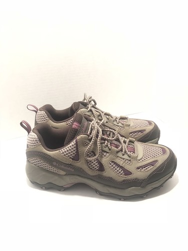 Columbia Omni Shield Hiking Gray Purple Athletic Women’s Shoe US 8.5 Shoes - Picture 3 of 7