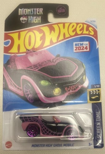 Monster High Girl's Snap Back Adjustable Cap Hat/Pencil Bag/hotwheels Car(lot 3) - Picture 9 of 9